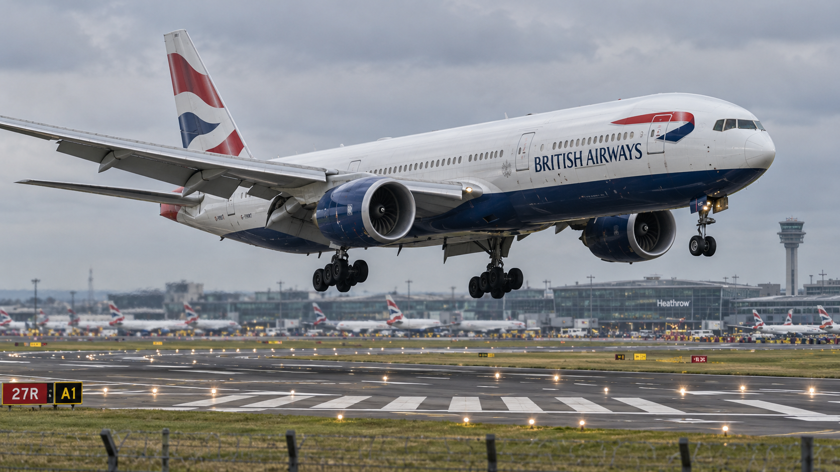 British Airways Flight 38 lost thrust on final approach