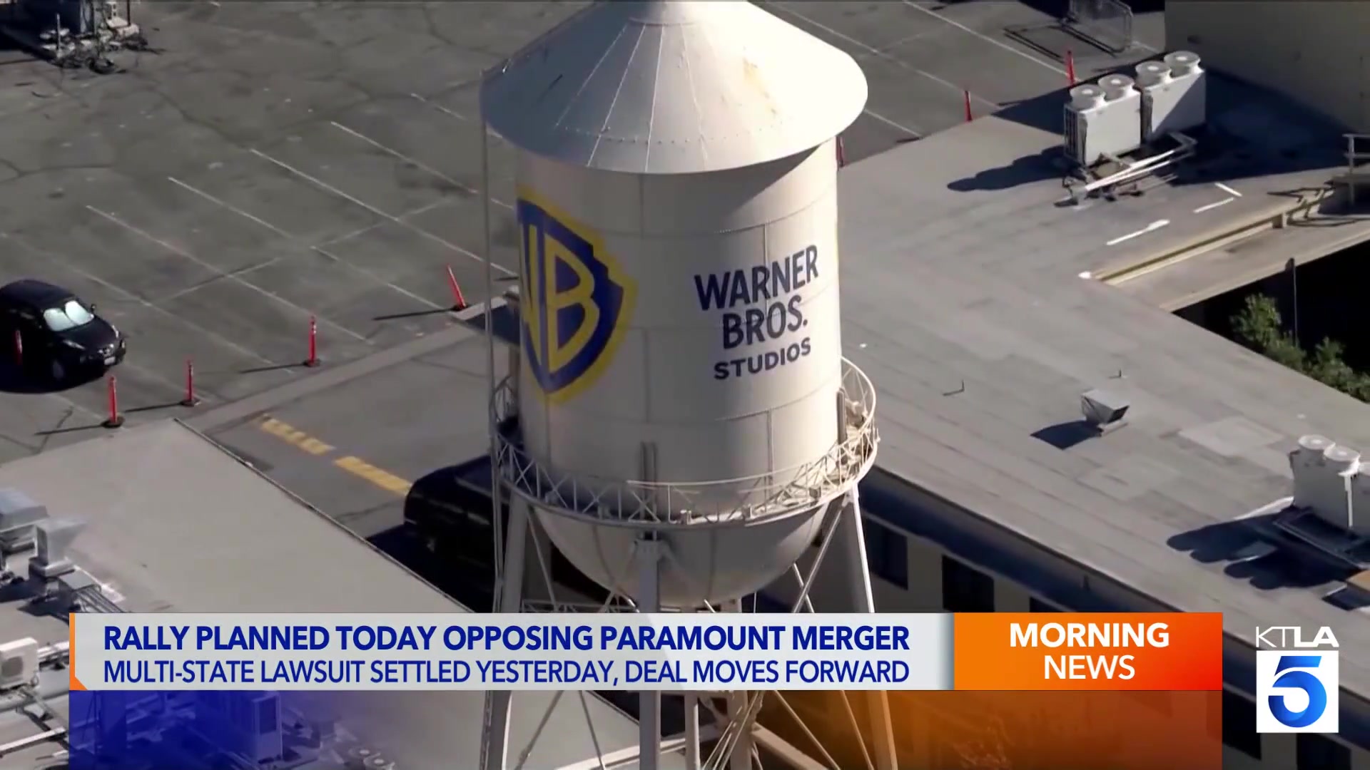 Actors, entertainment workers rally in Hollywood against Paramount-WBD ...
