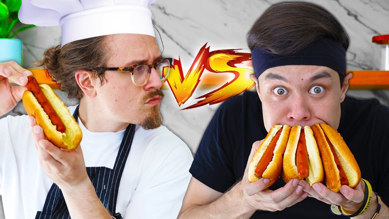 We raced hot dogs vs burritos 😳
