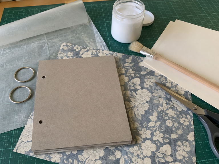 How to make a paper covered mini album