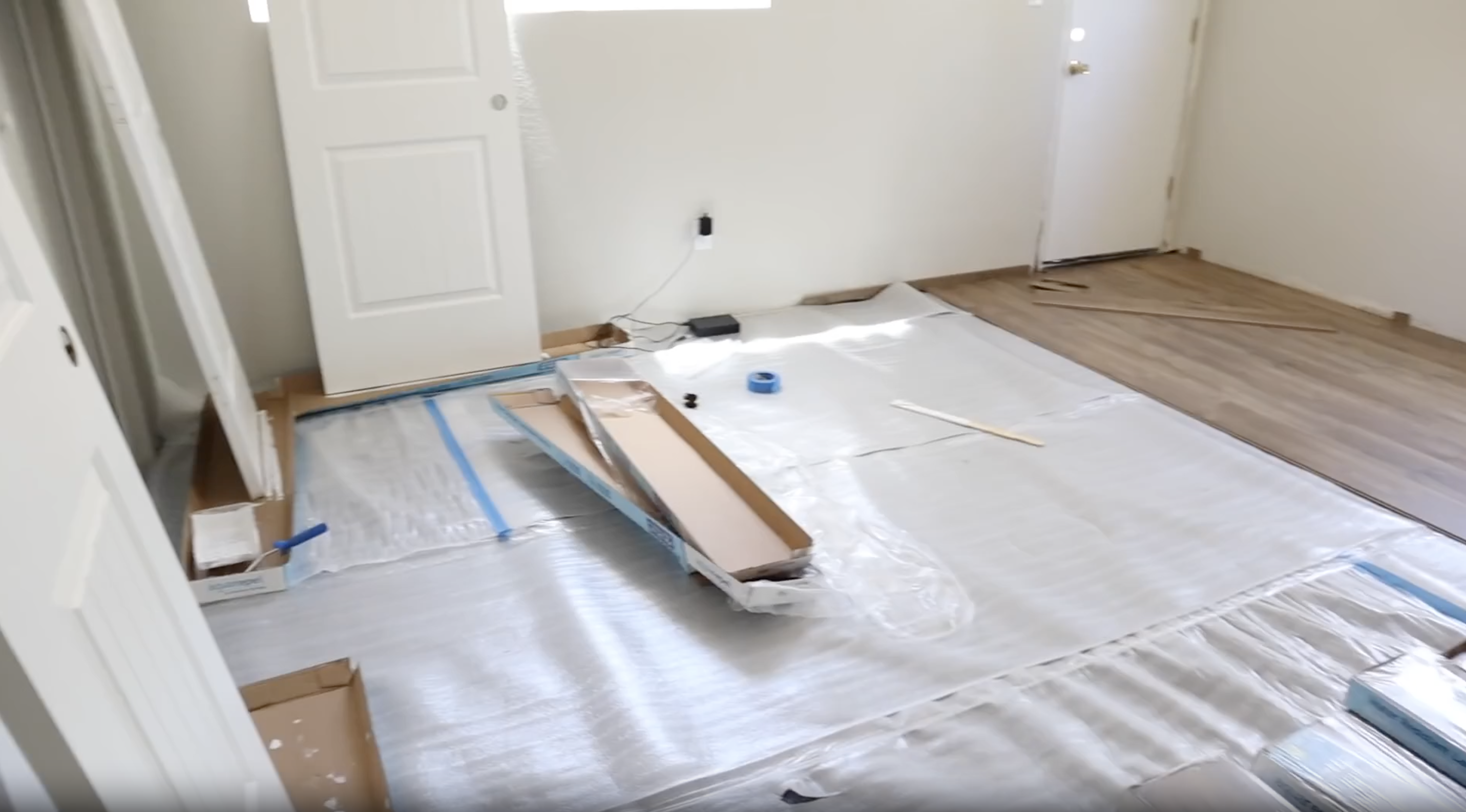 Faux fireplace mantle! 👏🏼 | Major renovation of our Arizona fixer upper ...