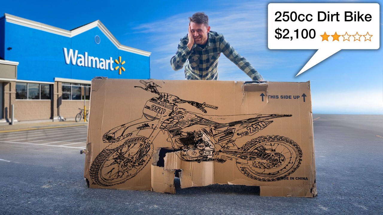 I bought the most expensive 250 dirt bike at Walmart 😮