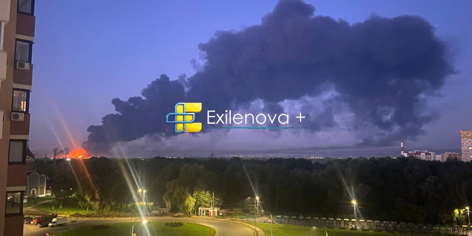 Several fuel tanks burn at Kuibyshev oil refinery after Ukrainian ...