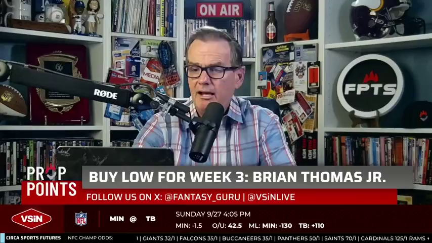 Brian Thomas' usage edge over Jacoby Myers signals growth