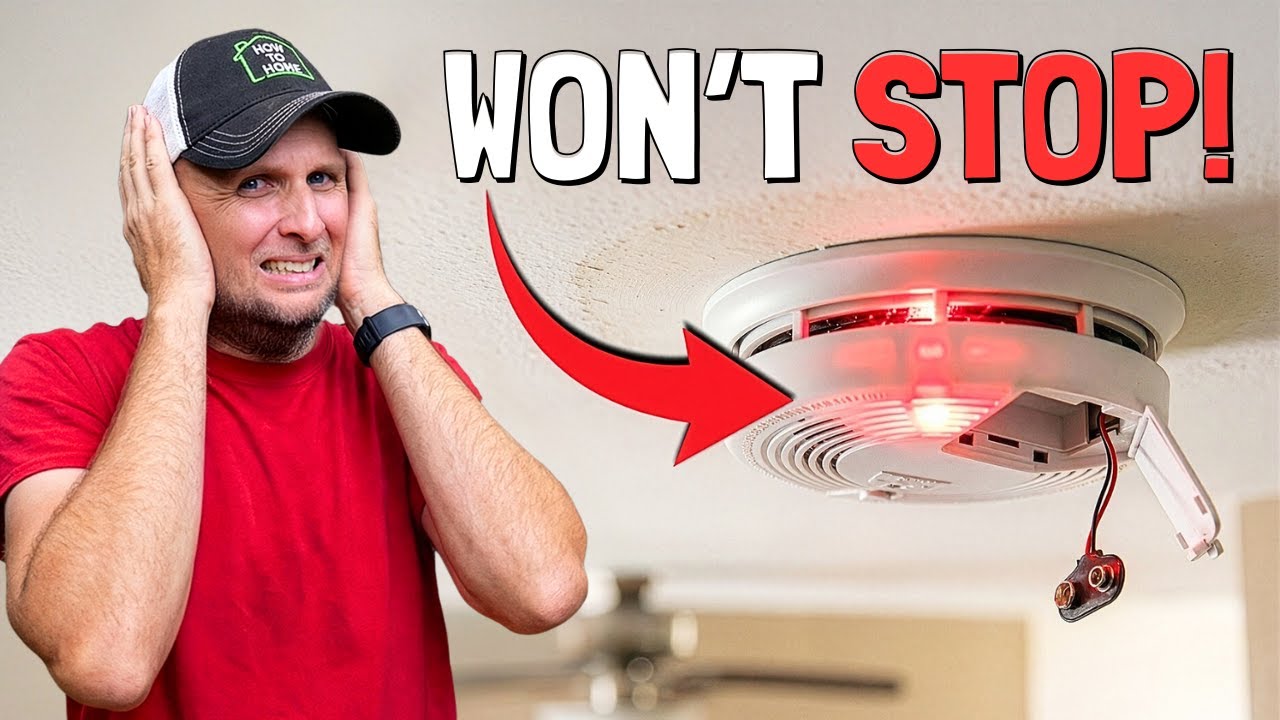 Fix your smoke detector beeping with this simple hack!