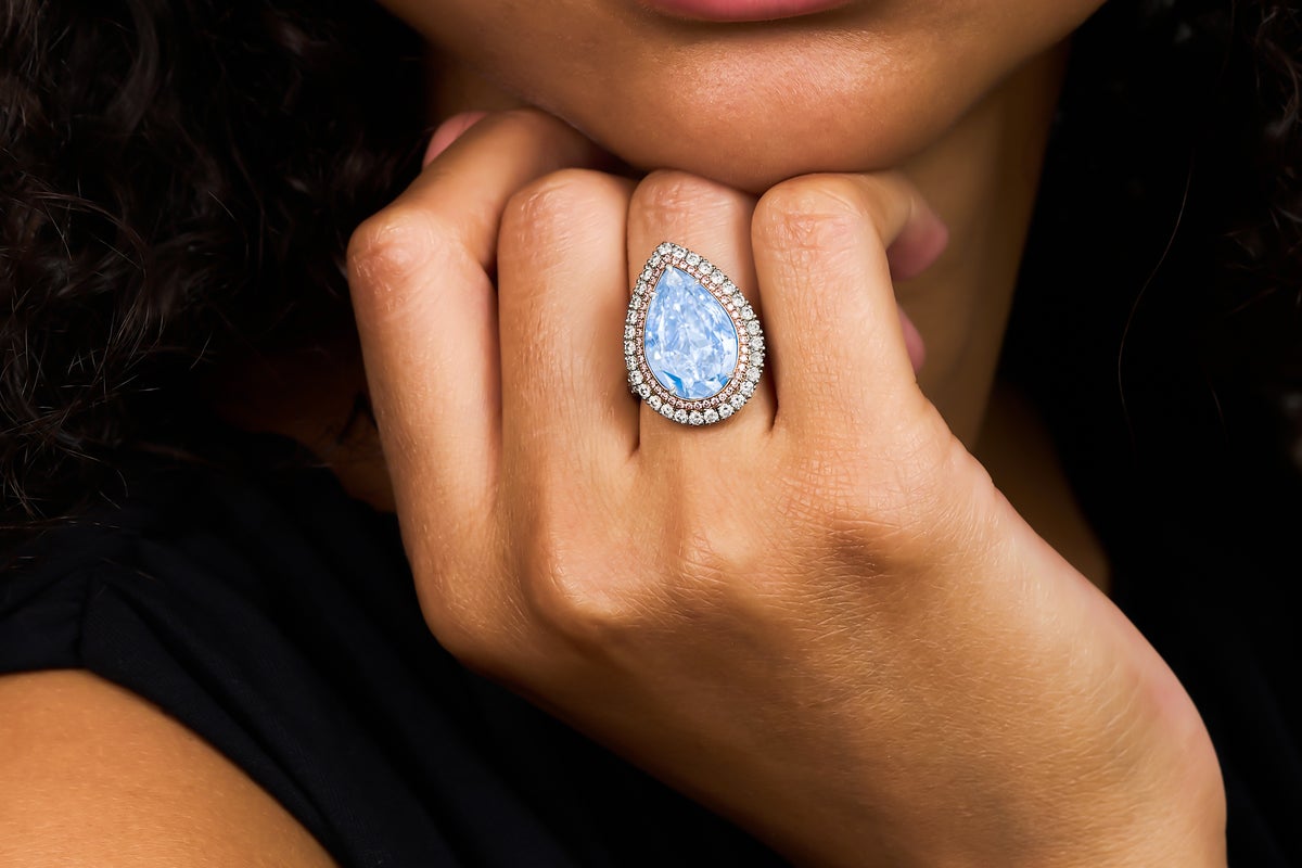 Rare blue diamond ring to fetch up to £2 million at auction