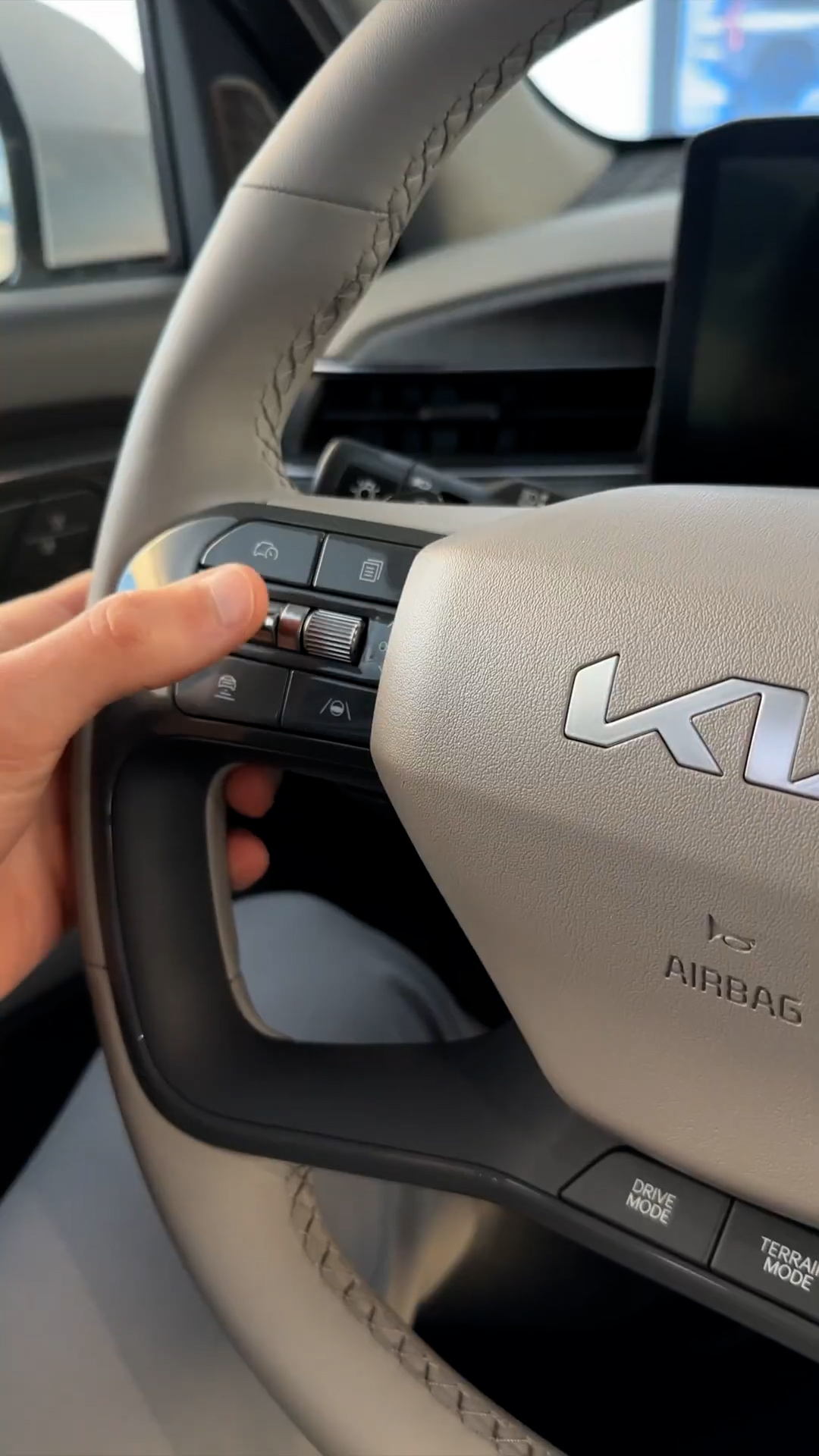 Kia EV9 shows quality materials throughout the cabin