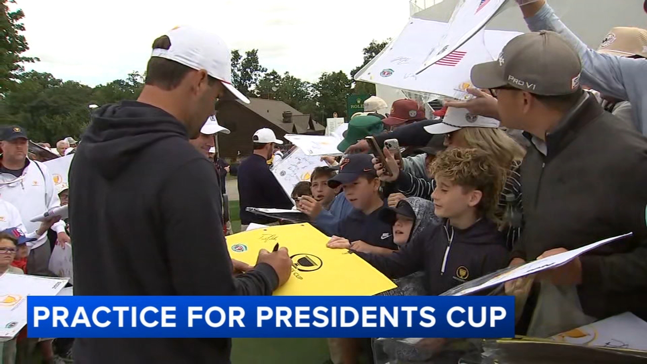 Presidents Cup practice rounds draw fans to Medinah before competition ...