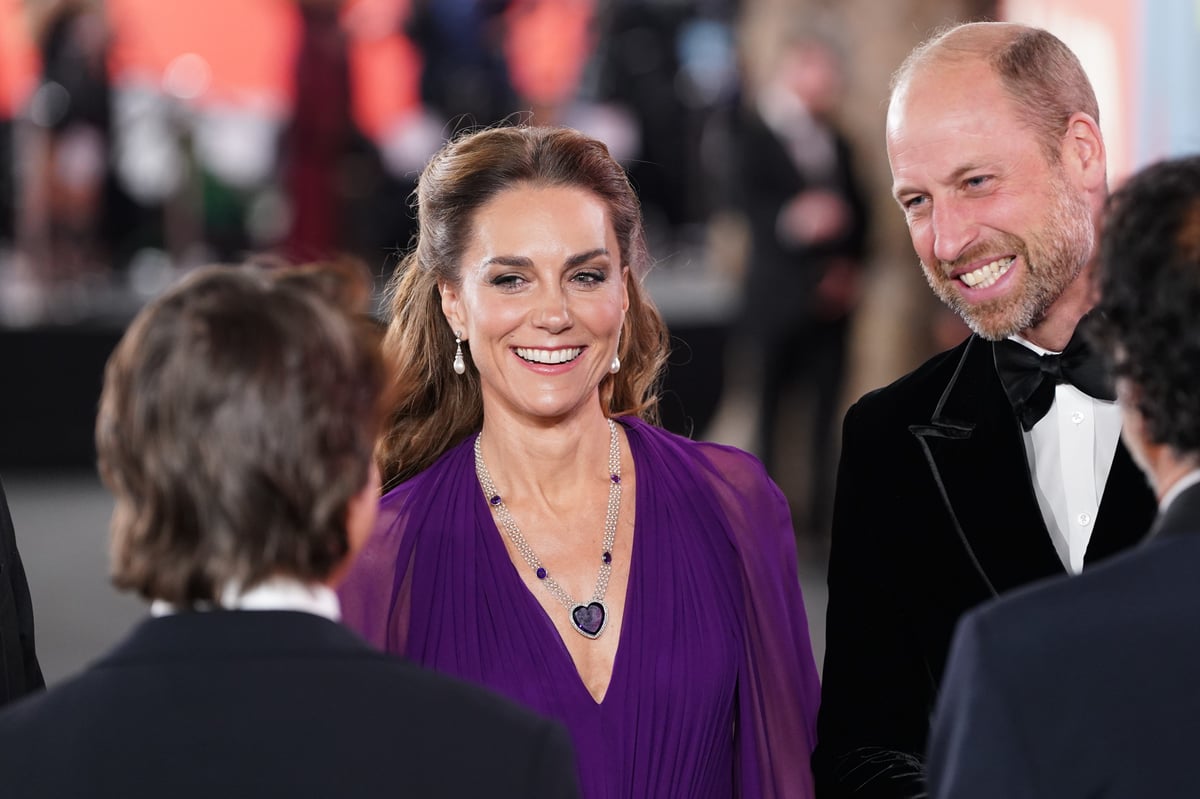 'Great jacket' Tom Cruise tells prince as William and Kate attend film ...