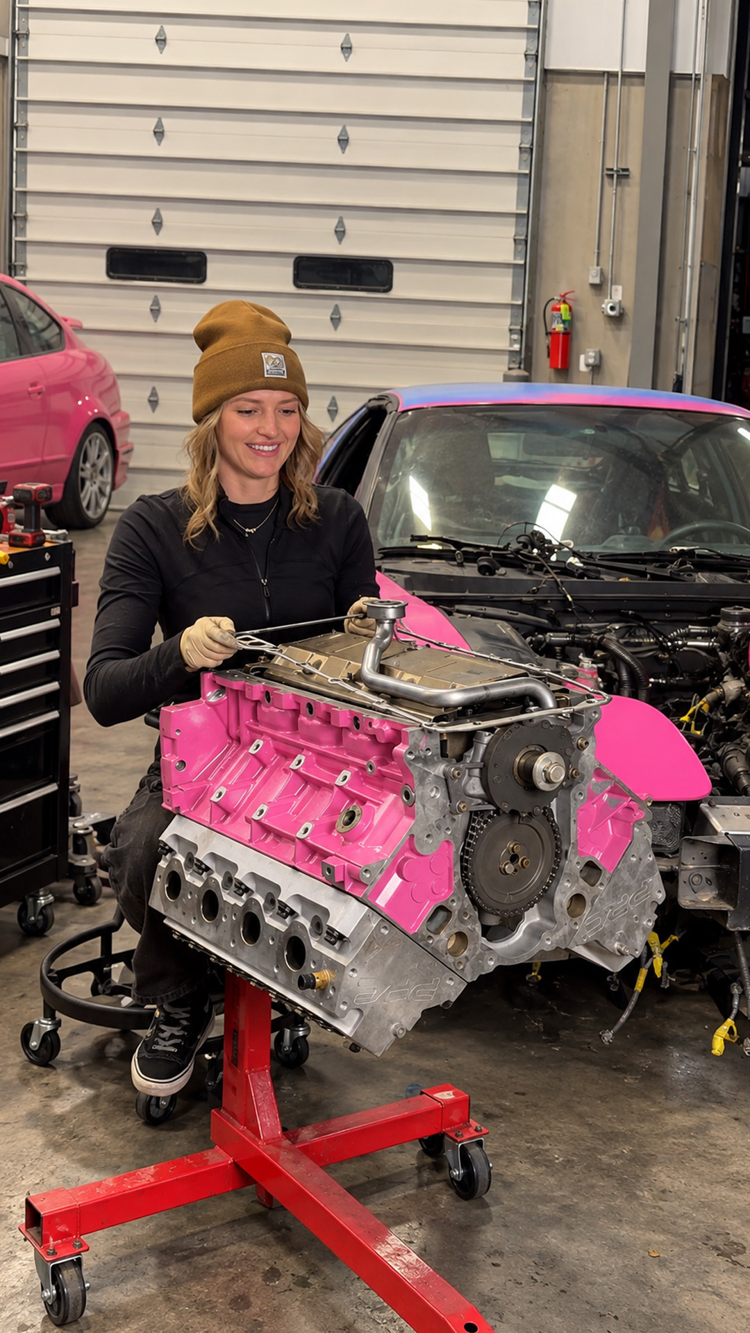 This rebuilt Corvette engine is getting closer to completion