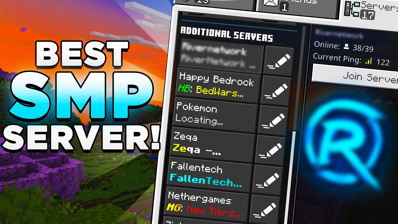 Best 1.20 SMP server for Minecraft Bedrock Edition!