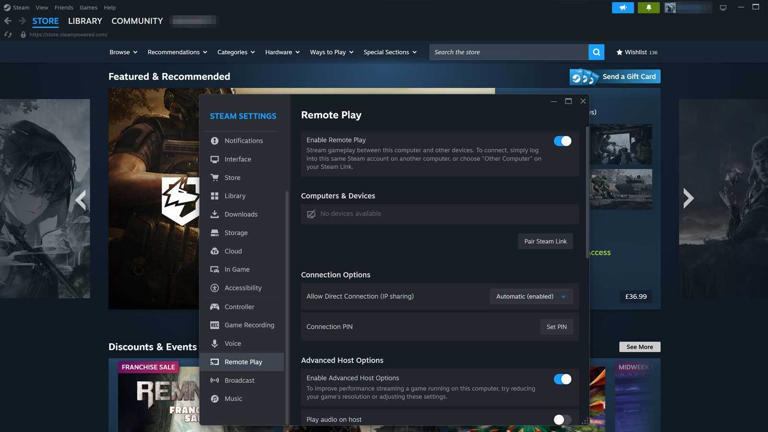 Steam Remote Play streaming is getting a visual upgrade, if you have ...