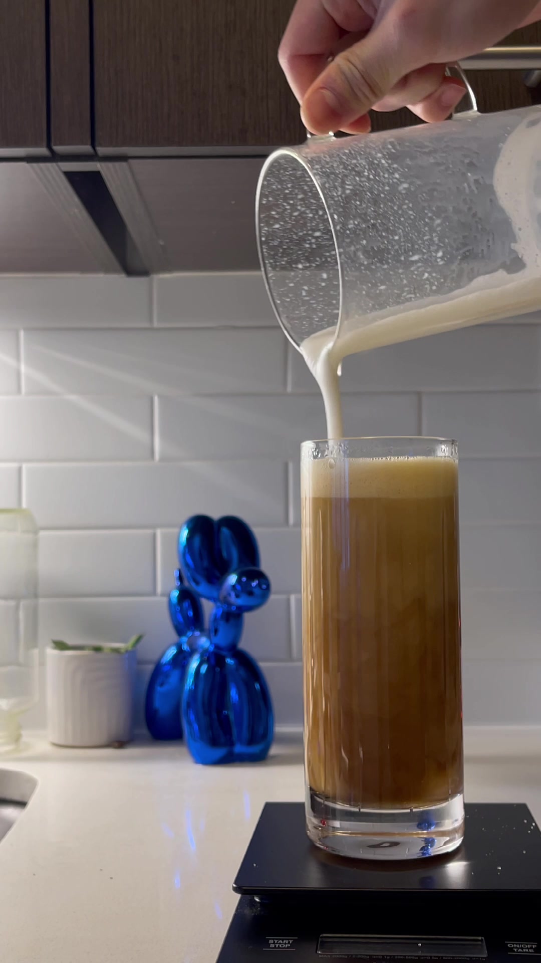 Making a classic root beer float