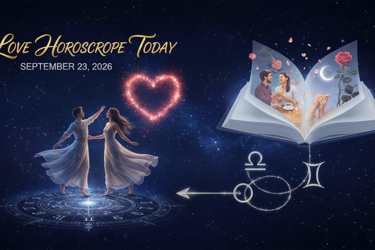 Love horoscope today, September 23, 2026