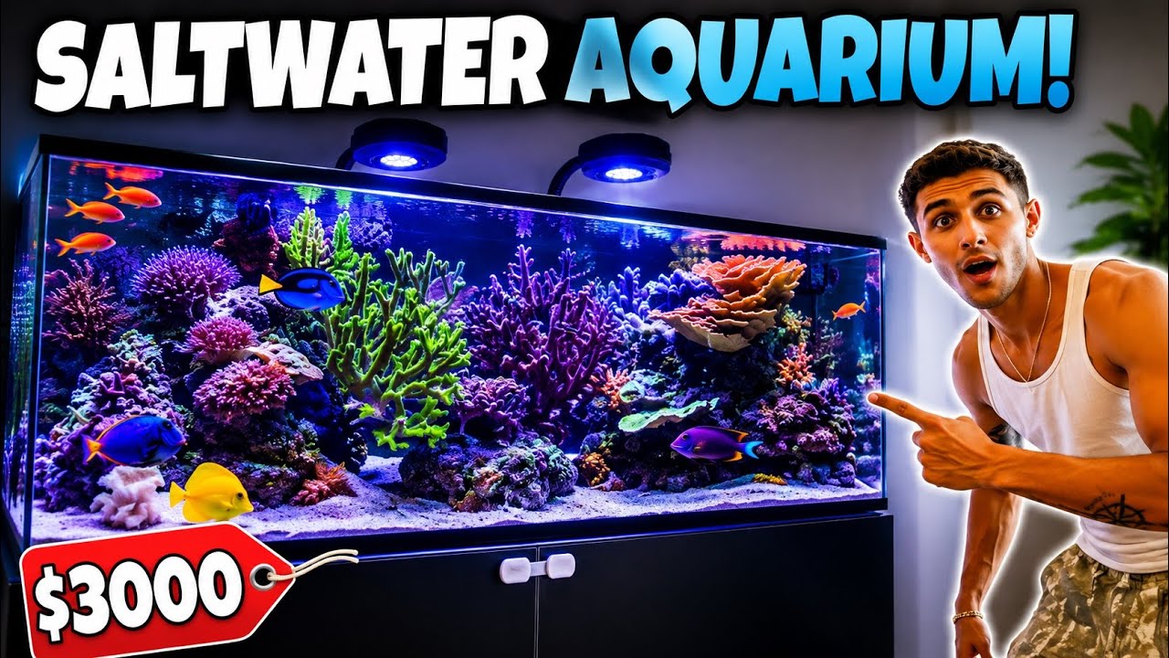 I finally started a saltwater reef tank!