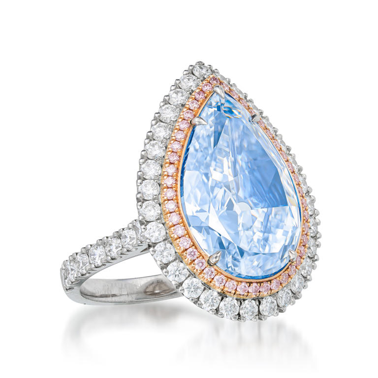 Rare blue diamond ring to fetch up to £2 million at auction
