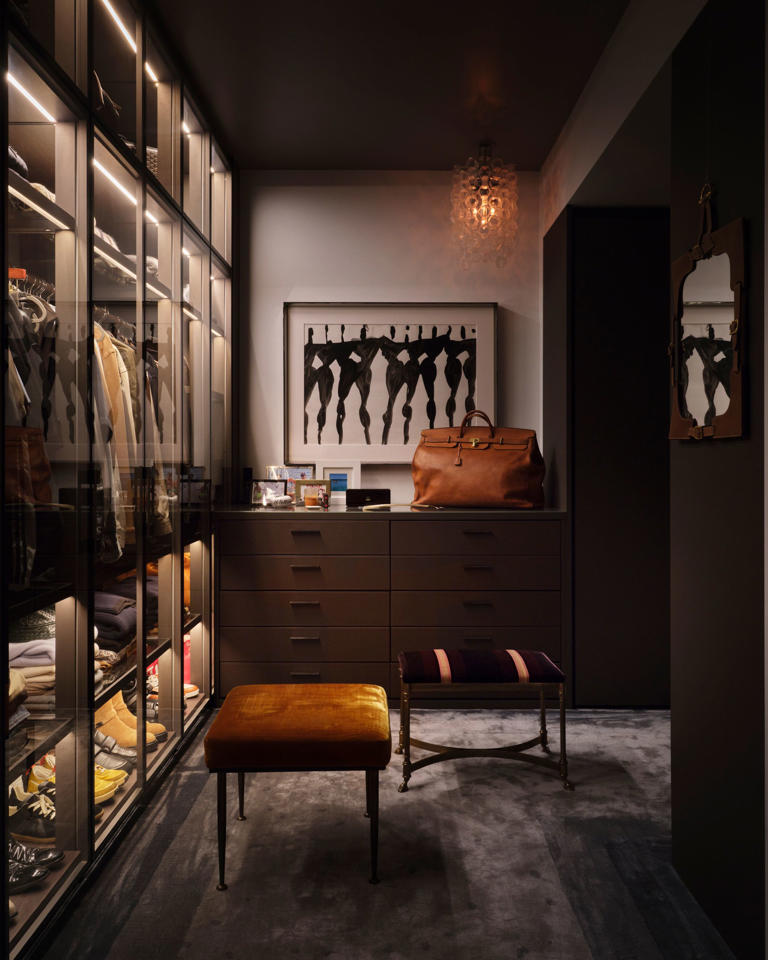 When creating his NYC forever home, fashion designer Brian Atwood ...
