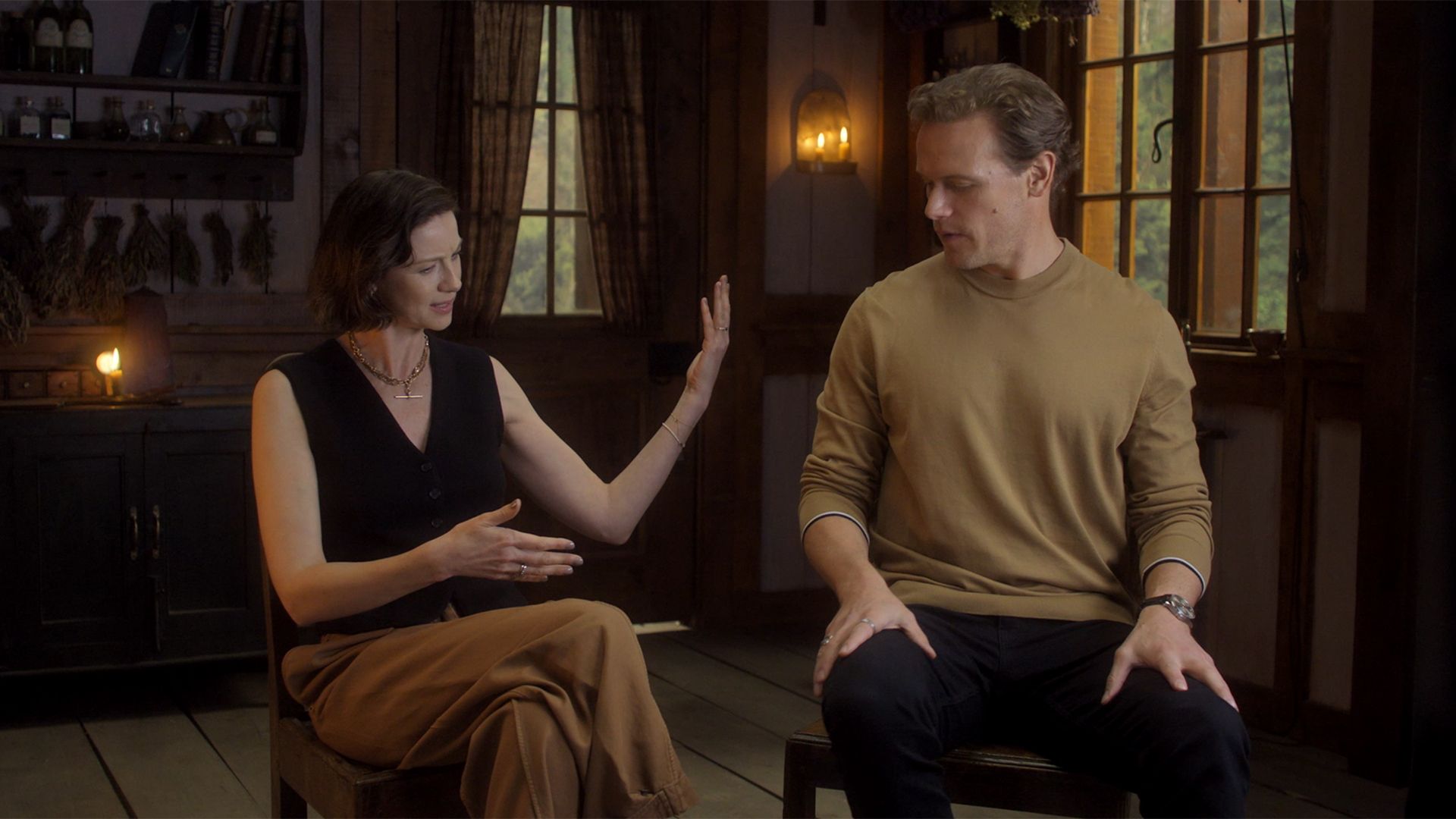 Outlander stars name their favorite scenes in season 8 home release clip