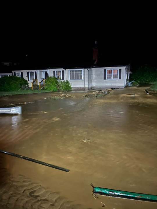 Extensive damage after flooding in Harlan County