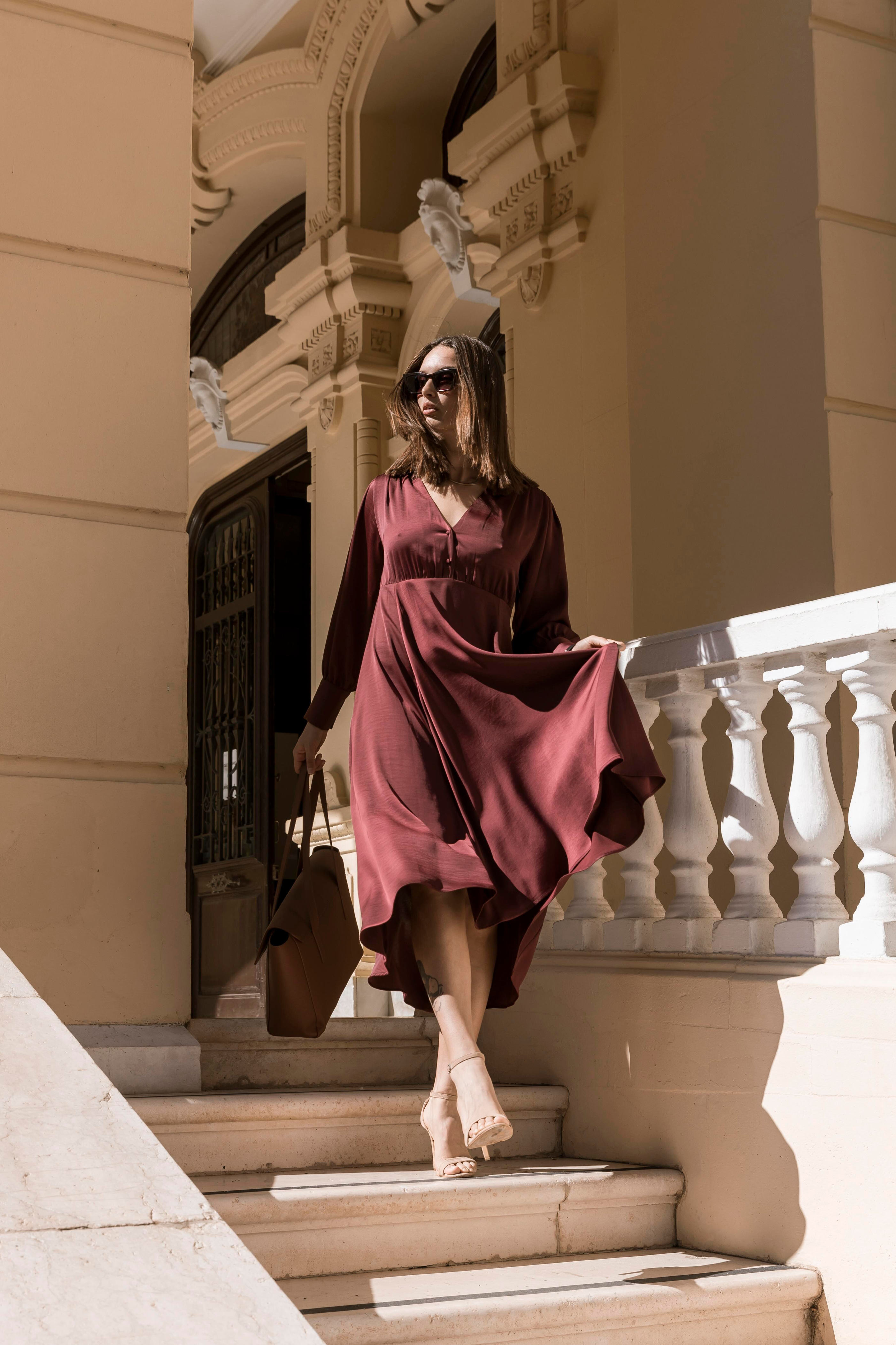 5 vestidos marrones que confirman que el color chocolate será el gran ...
