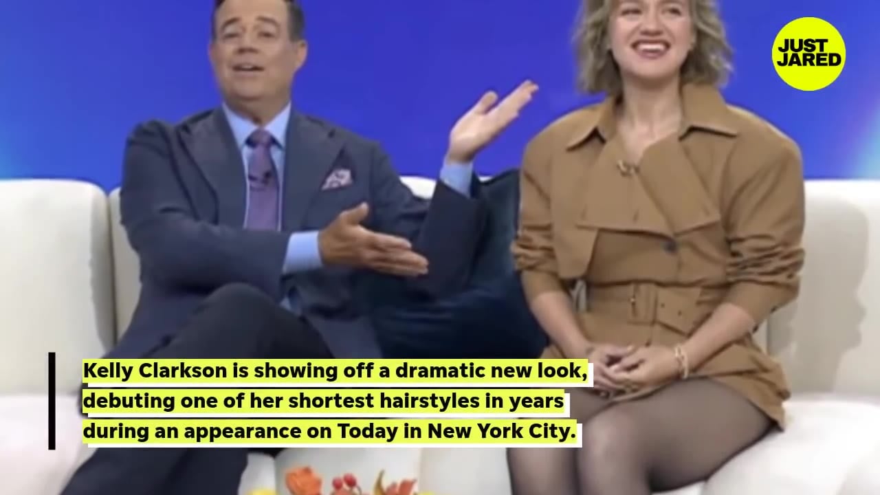 Kelly Clarkson debuts sleek short bob during 'Today' appearance