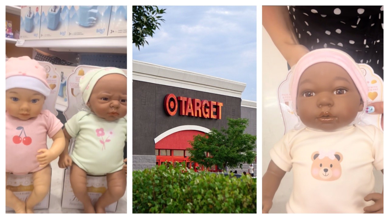 Woman spots newborn baby dolls at Target, then notices the stark ...