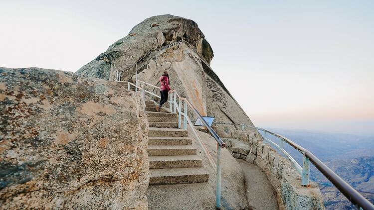 This stair hike in Sequoia National Park is literally a National Register staircase—and it's terrifying