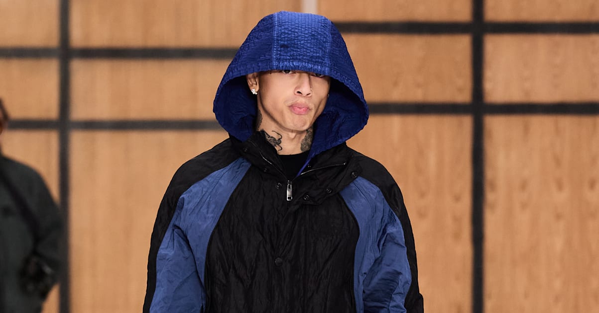 Central Cee trades front row for Burberry runway at London Fashion Week