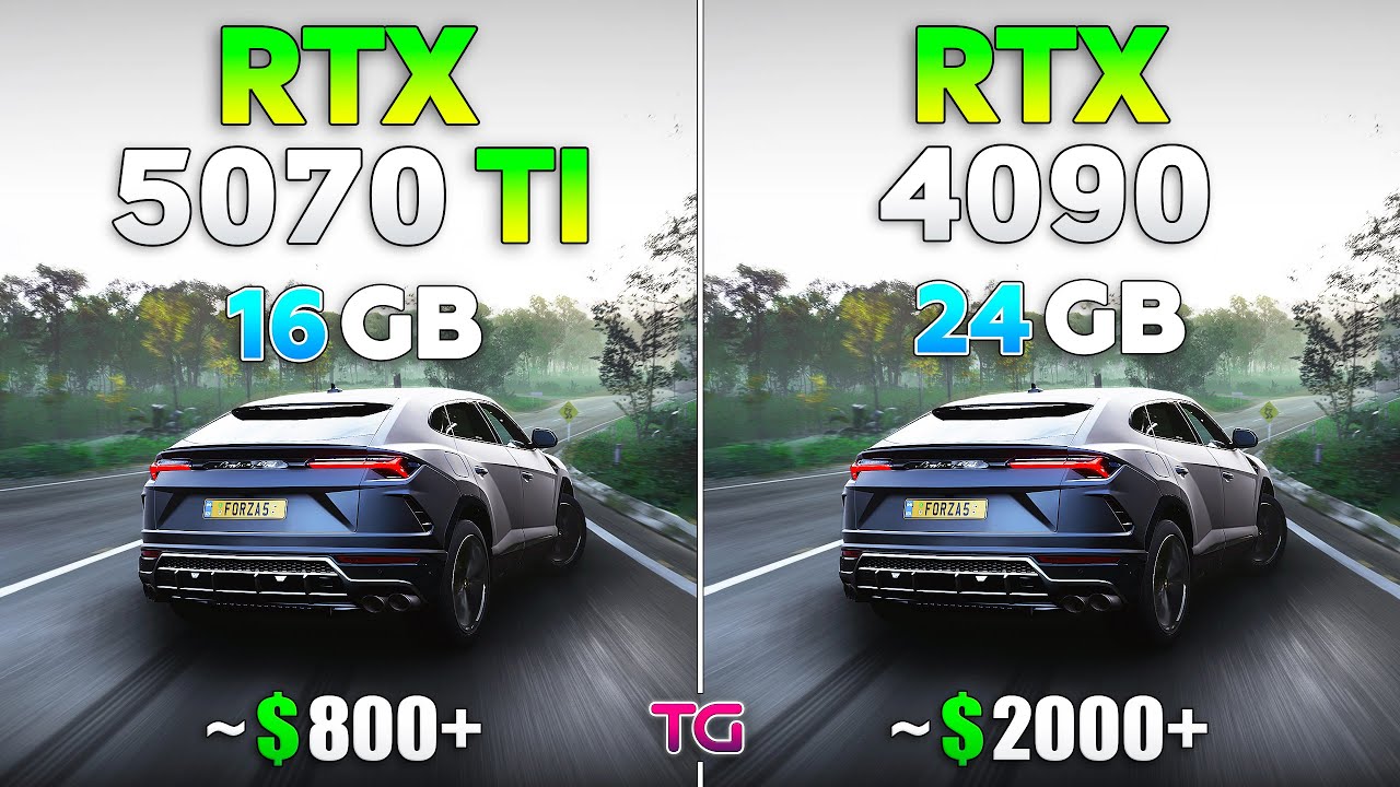 RTX 5070 Ti vs RTX 4090 - Test in 12 games | 1440p