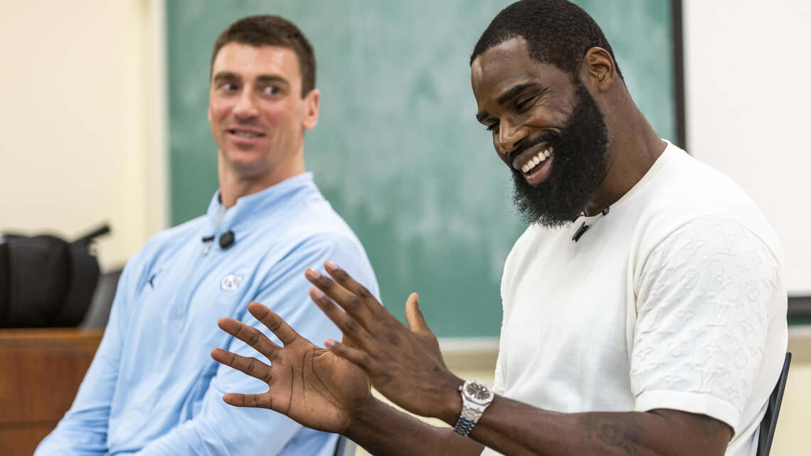 Former UNC basketball star Antawn Jamison is at the head of his class as a professor