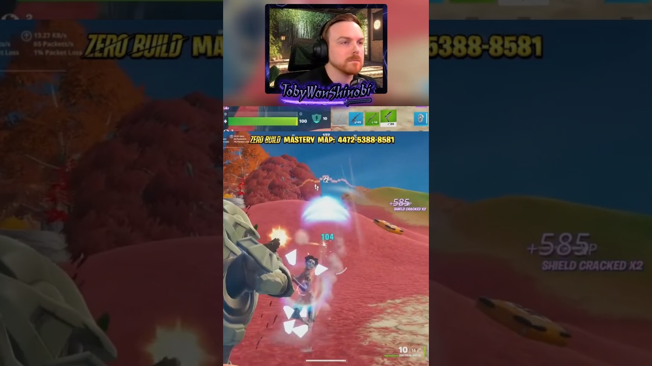 Master Chief doesn't go down without a fight #zerobuild #fortnite