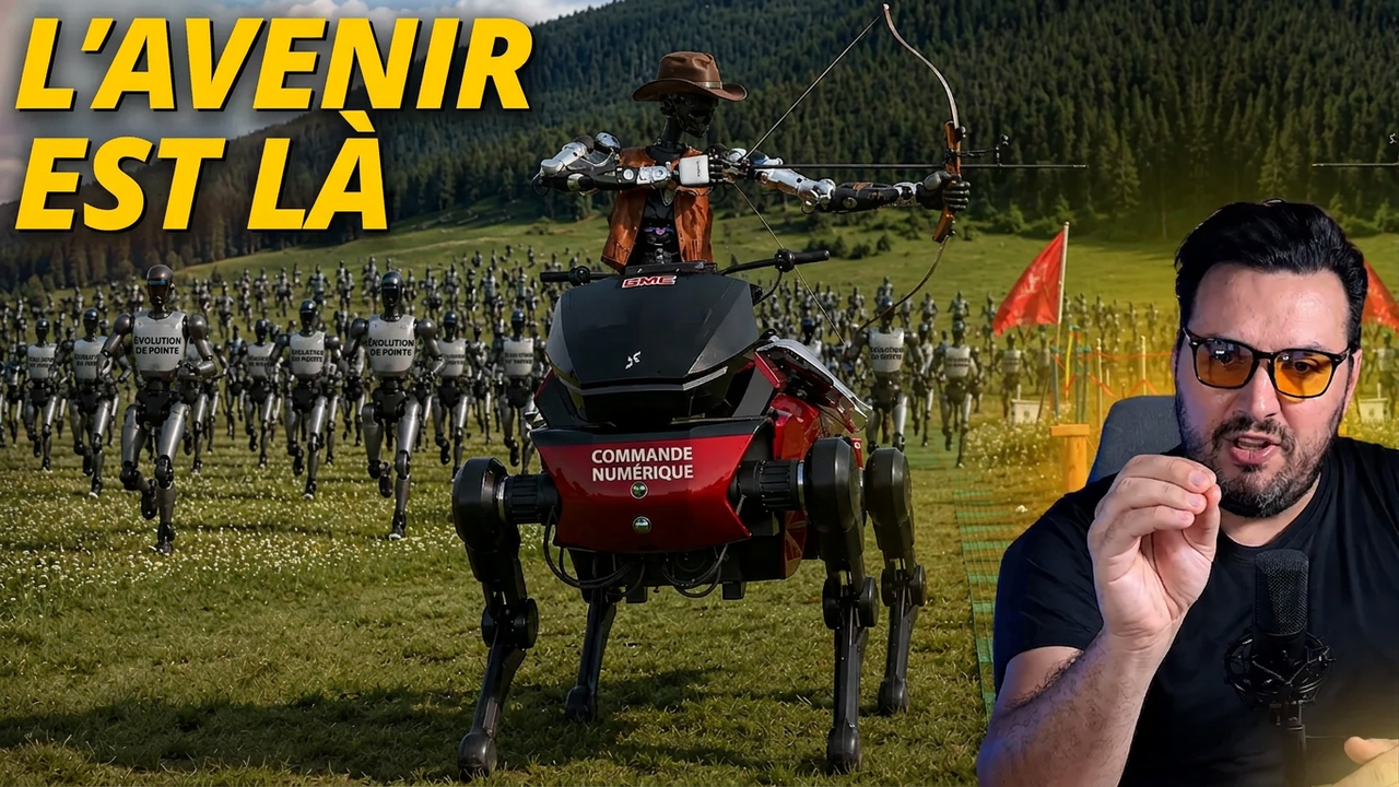 L'armée de robots que la Chine dévoile à Pékin, et son cheval robot ...