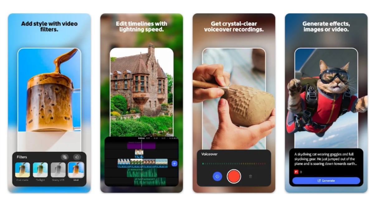 Adobe Premiere now available on Android with multi-track editing, 4K ...