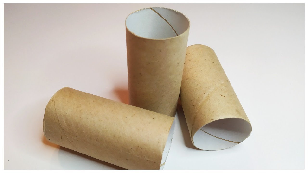 Turning a toilet paper roll into a cute handmade souvenir