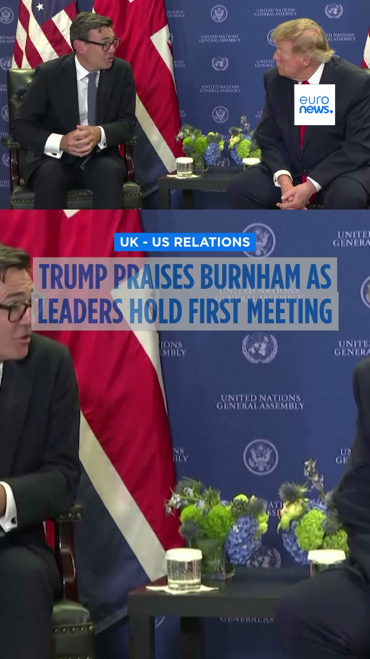 Burnham touts 'good connection' with Trump as pair meet for first time ...