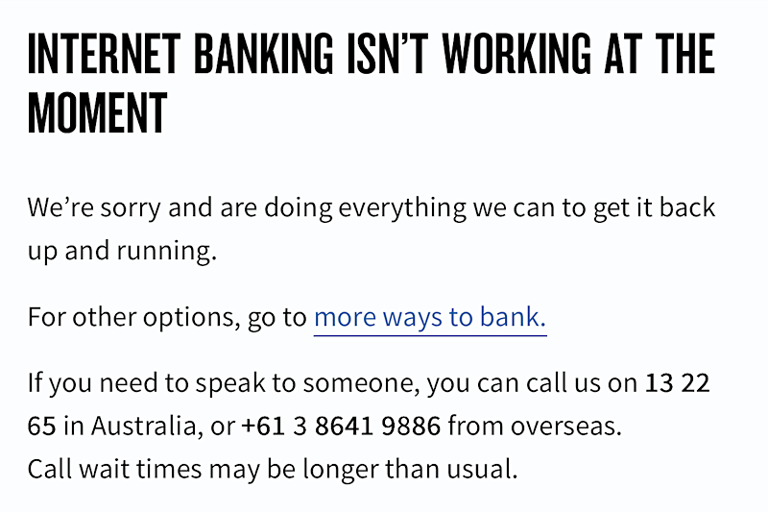 NAB hit by major outage disruption across apps and call centres