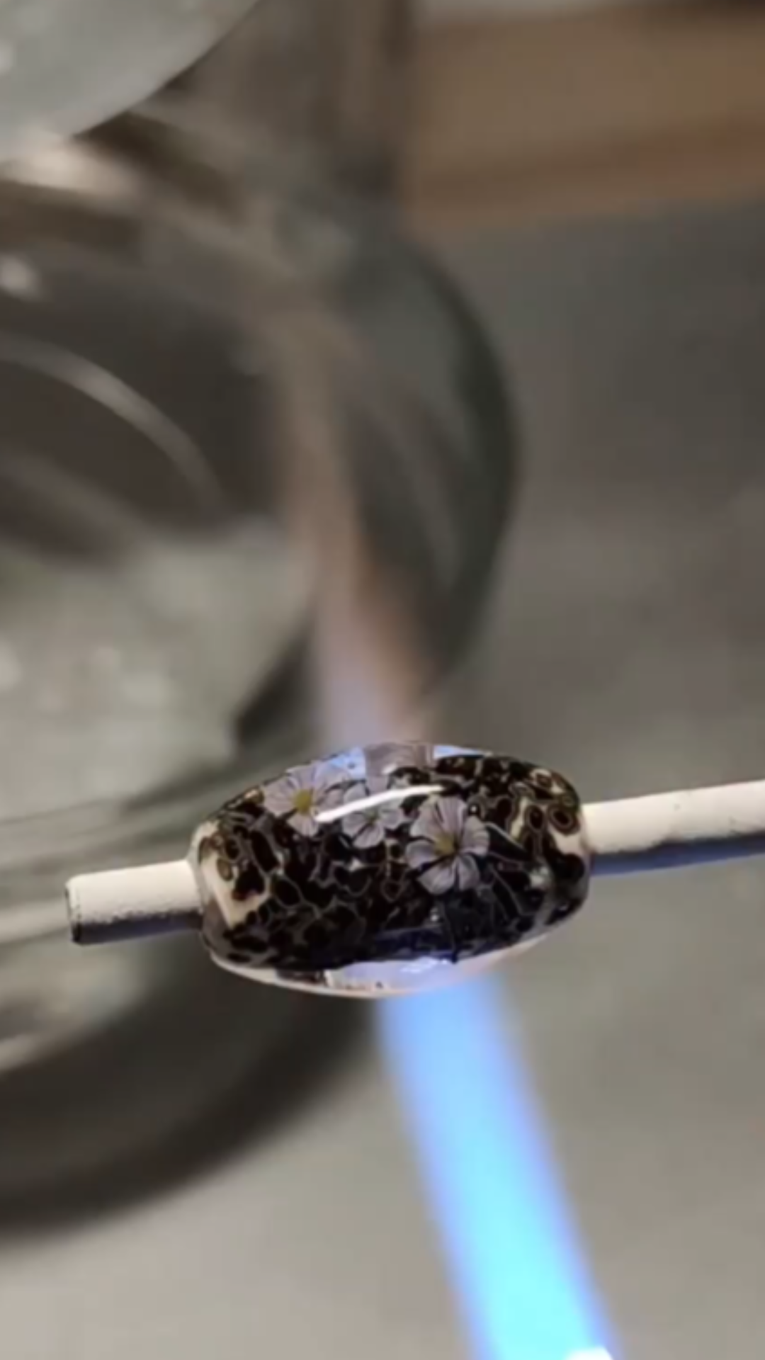 The artistry behind beautiful glass beads and floral designs