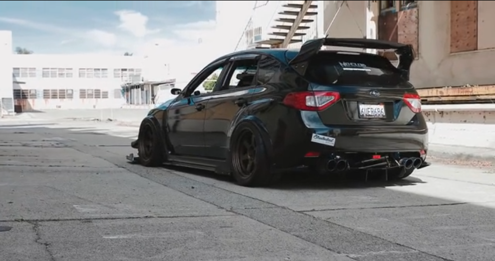 Dark Prince STI build with a bold street style