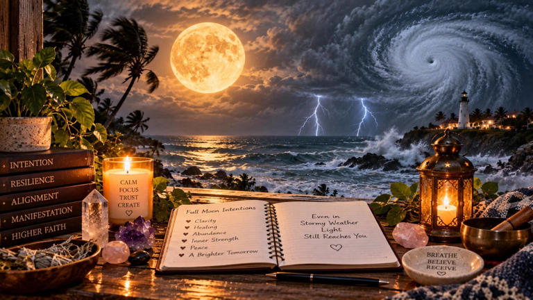 Harvest moon ritual during storm? Keep ceremonies indoors; follow ...