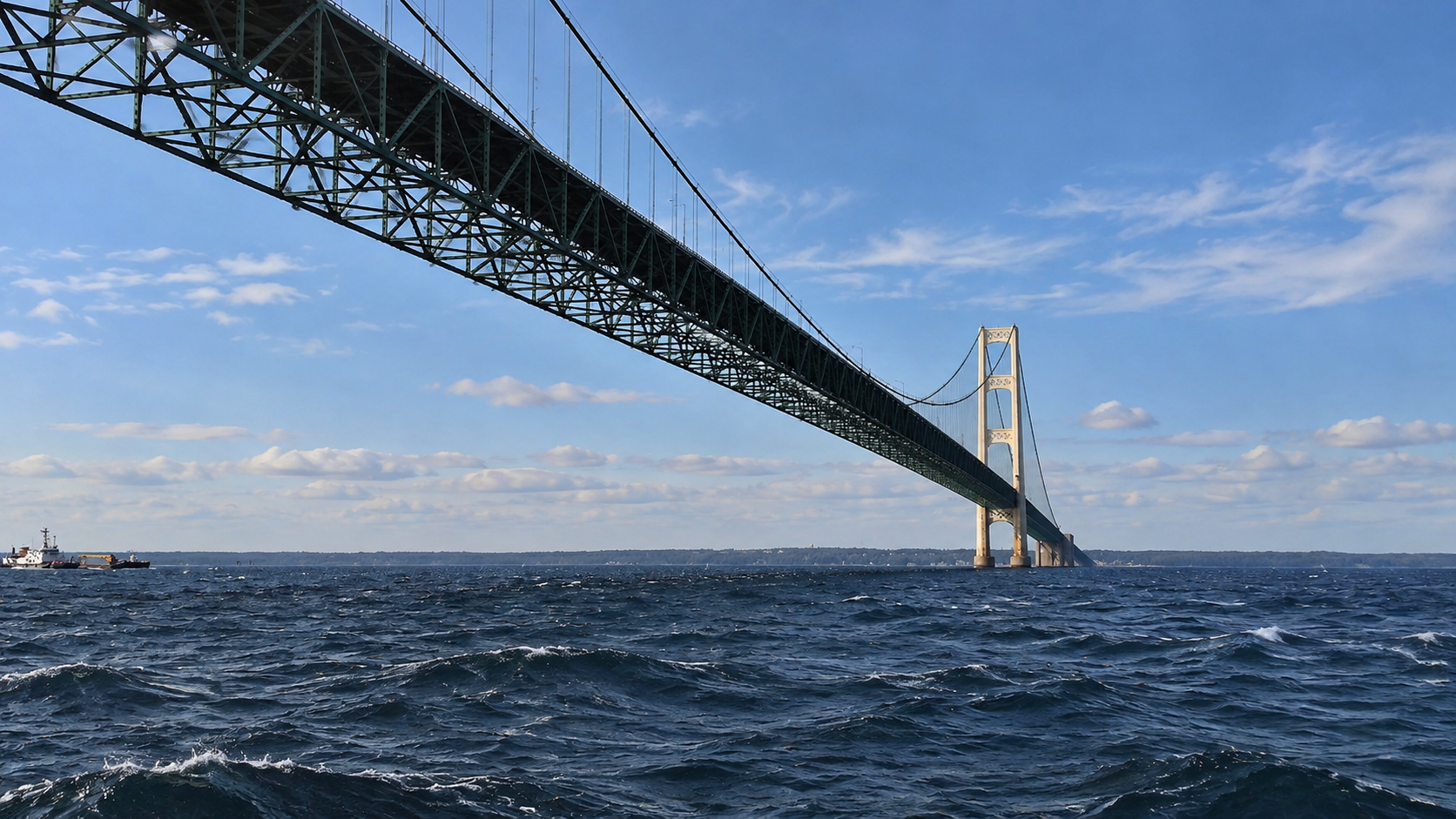 This massive bridge takes 7 years to paint - then they start all over again