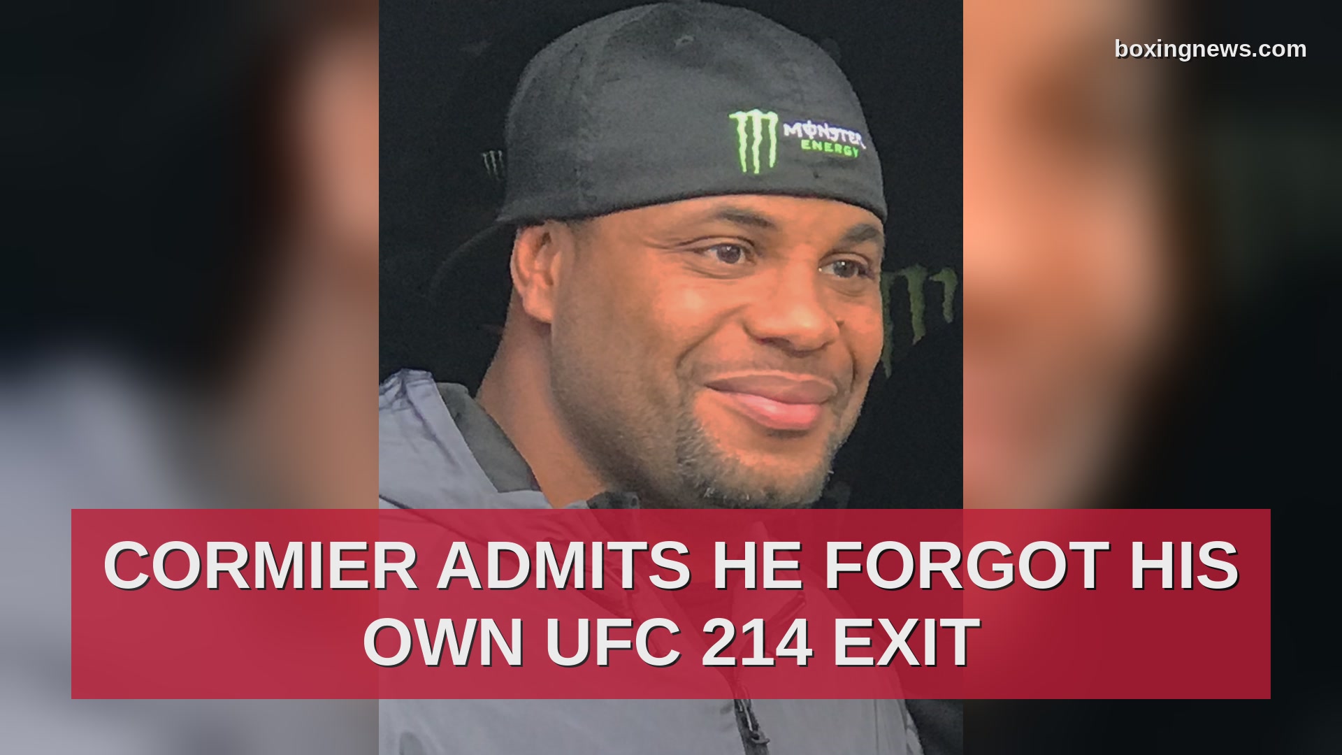Cormier admits he forgot his own UFC 214 exit