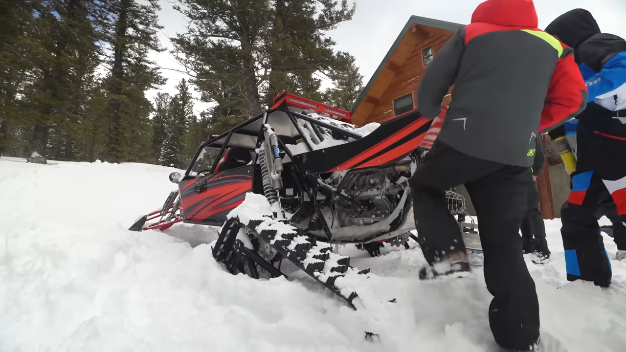 A sand rail landed 40 feet past the jump - then needed a tow