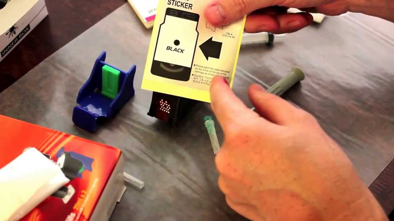 How to refill inkjet ink cartridges