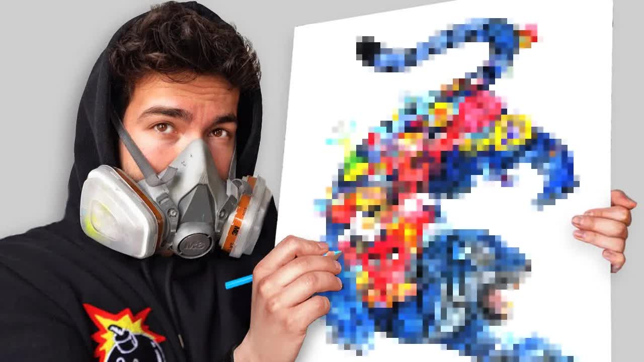 I surprised Vexx with an epic drawing (ft. Vexx)