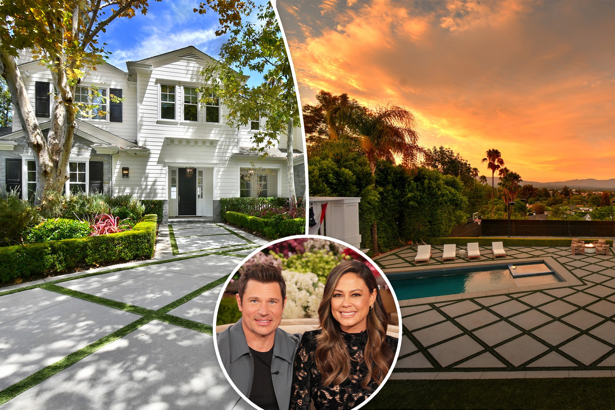 Nick and Vanessa Lachey list their LA house again after buying it back ...