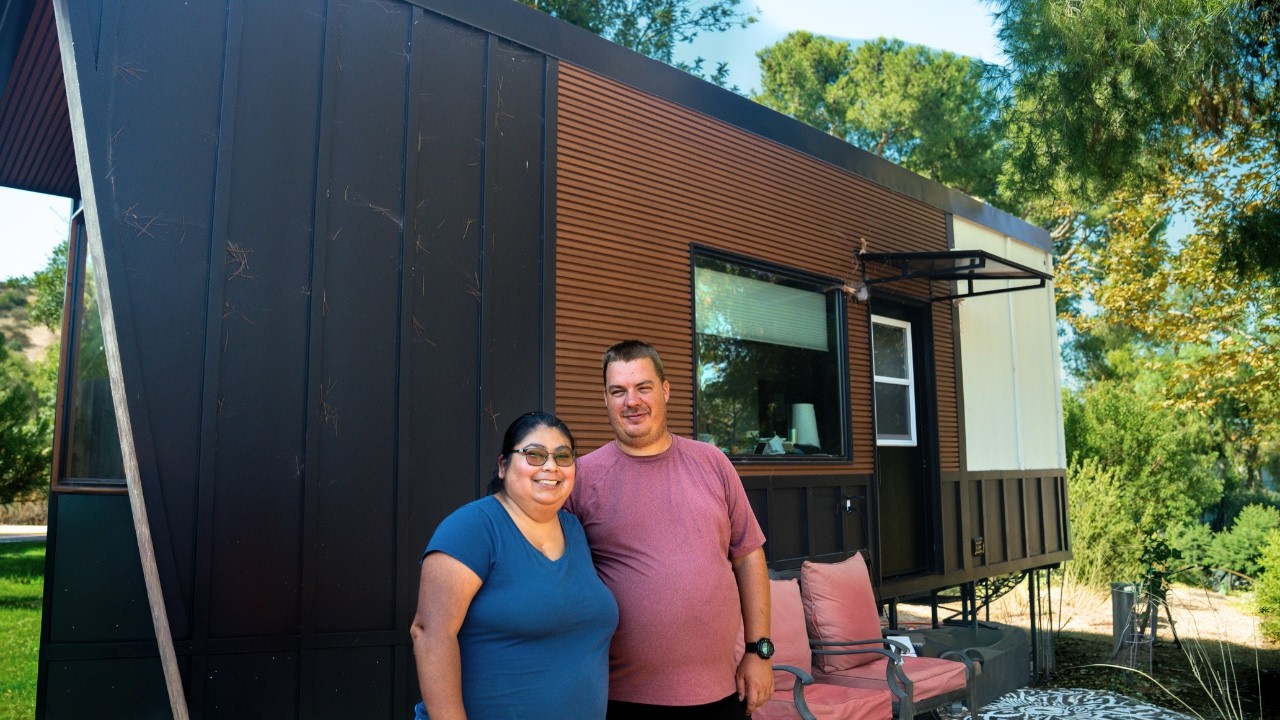 How this disabled couple's tiny house gives them independence