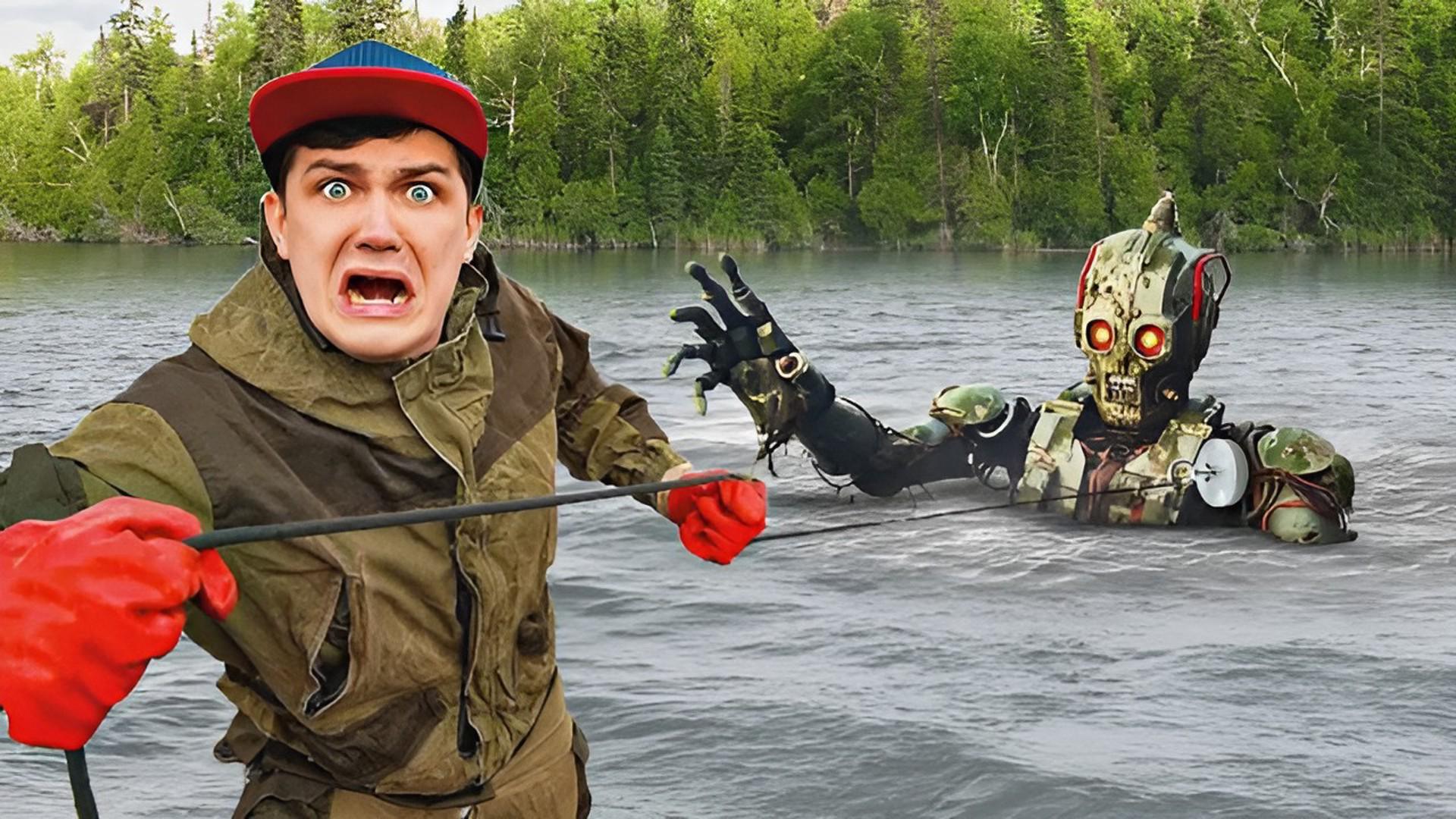 Found a robot while magnet fishing!
