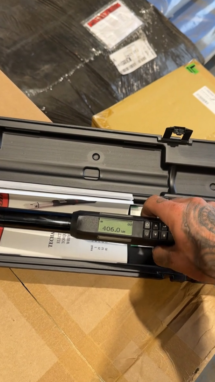Unboxing a professional digital torque and angle wrench