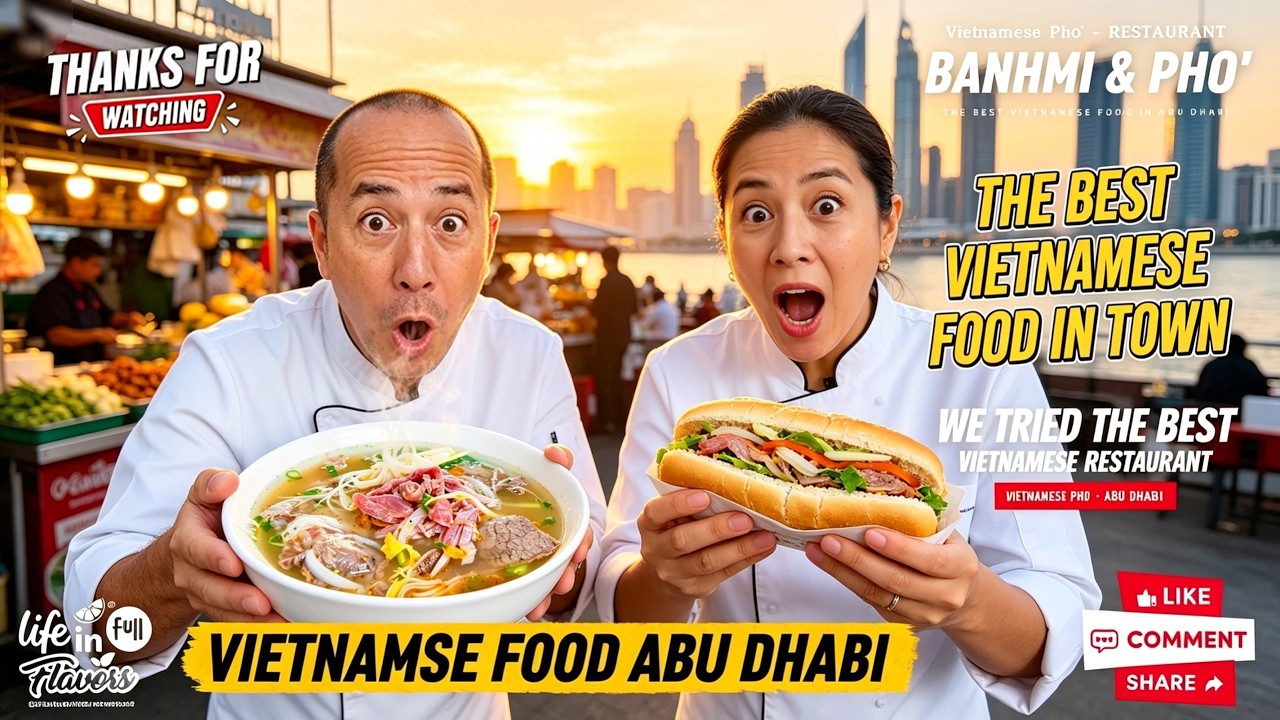 Vietnamese food adventure in Abu Dhabi, making pho & banh mi