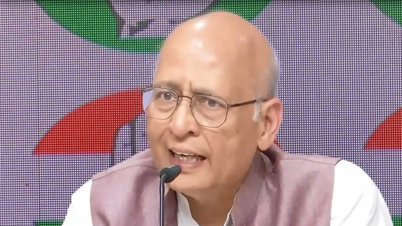 Singhvi attacks CEC Kumar, alleges ECI running parallel to executive
